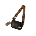 Black Leather Cross-body Bag