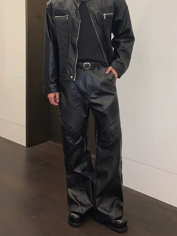 Black Leather Pants