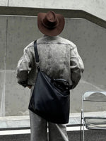 Black Leather Shoulder Bag