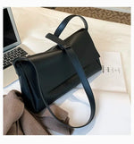 Black Leather Shoulder Bag