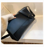 Black Leather Shoulder Bag
