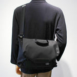 Black Nylon Motorcycle Bag