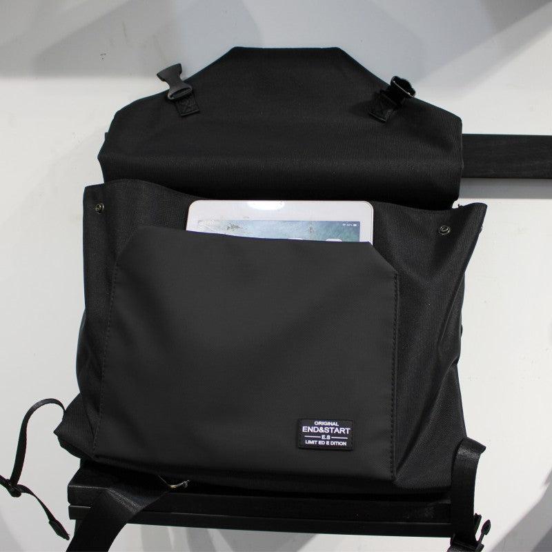 Black Nylon Motorcycle Bag
