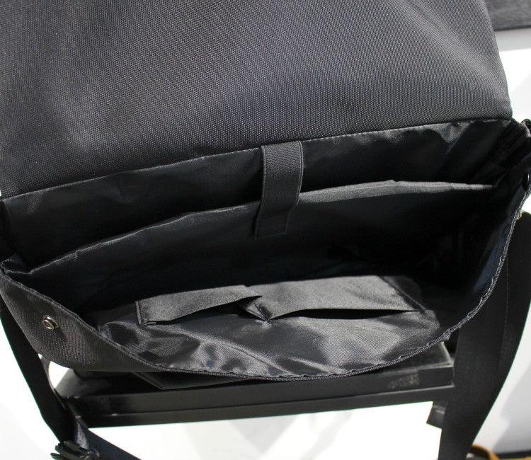 Black Nylon Motorcycle Bag