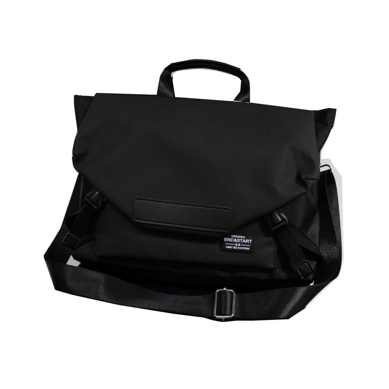 Black Nylon Motorcycle Bag