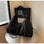 Black Nylon Shoulder Bag