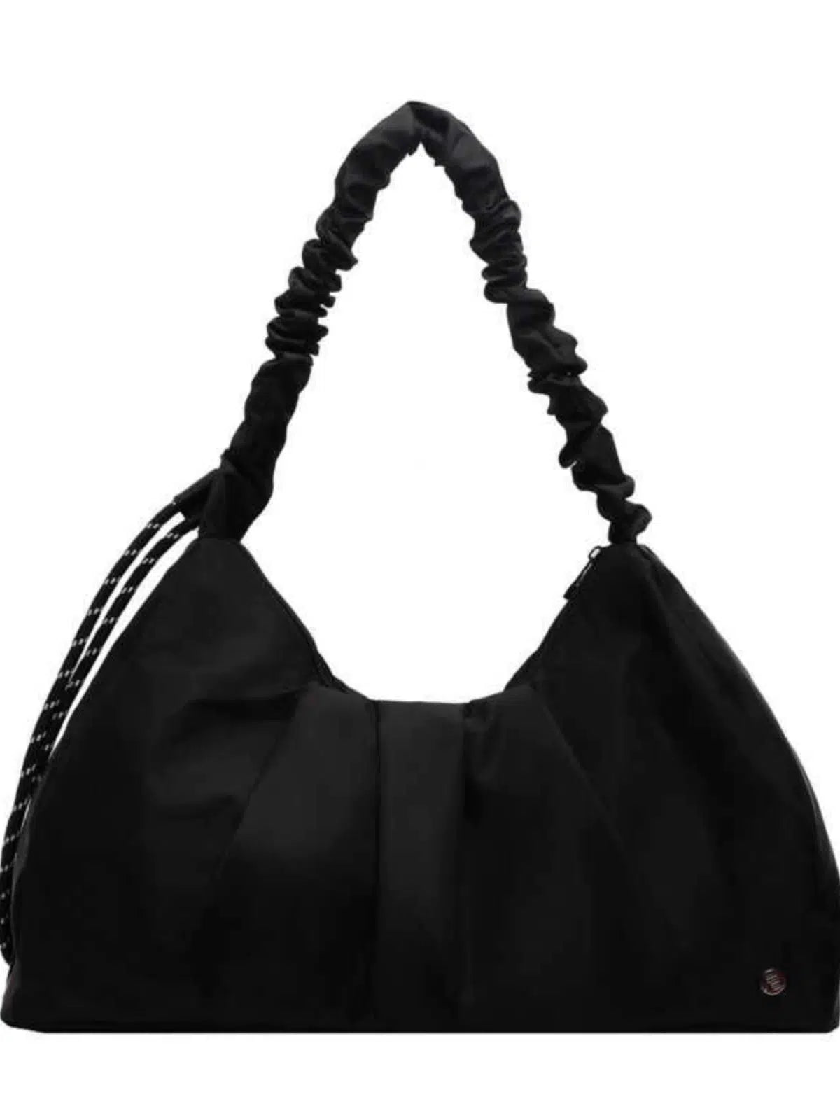 Black Nylon Shoulder Bag