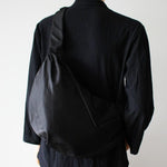 Black Oxford Hobo Bag