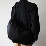 Black Oxford Hobo Bag