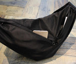 Black Oxford Hobo Bag