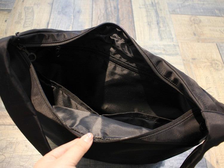 Black Oxford Hobo Bag