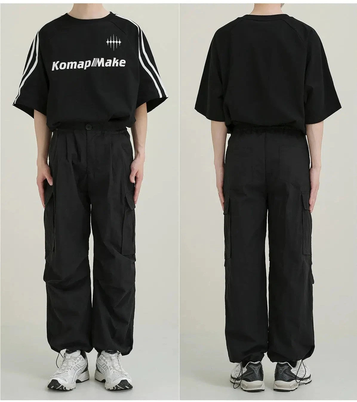 Black Quick-drying Cargo Pants