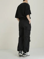Black Quick-drying Cargo Pants