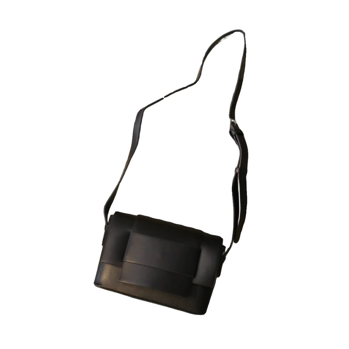 Black Small Flap Crossbody Bag