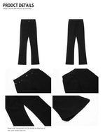 Black Straight-leg Jeans