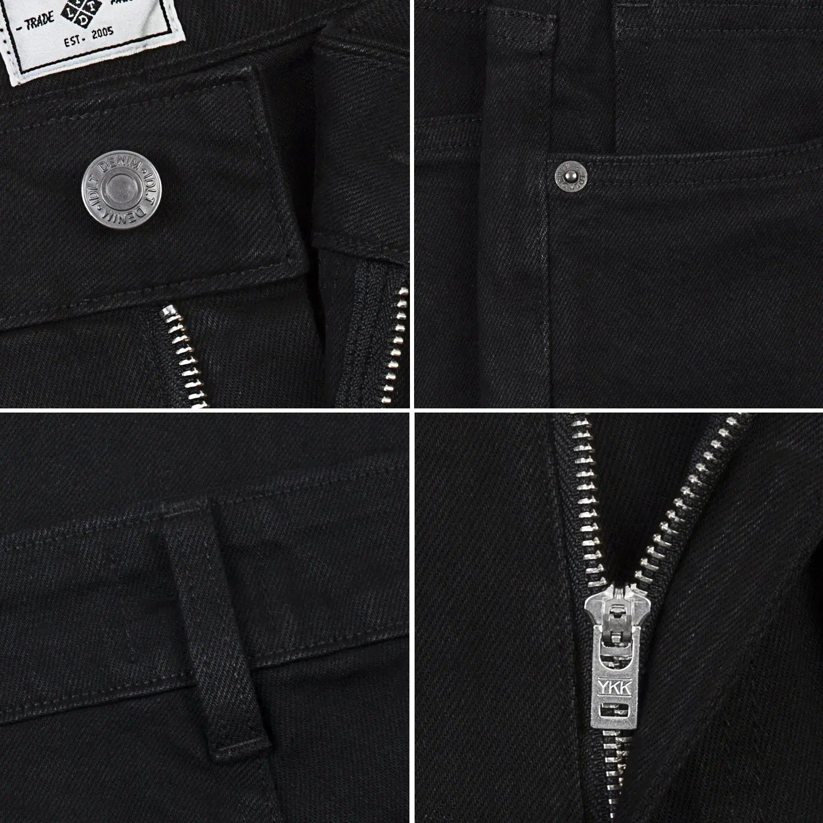 Black Stretch Slim Jeans