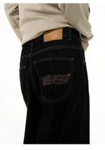 Black Wide-leg Jeans