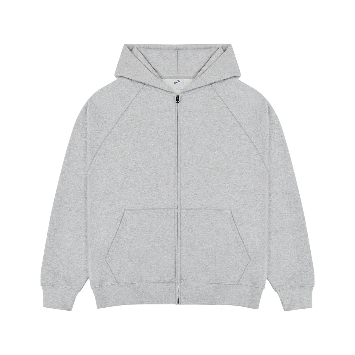 Blank Zip-up Hooded Hoodies