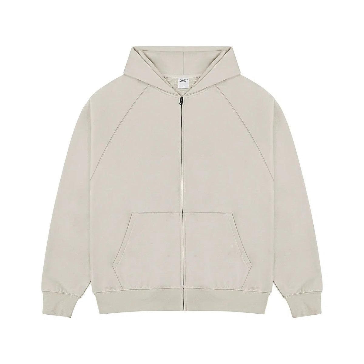 Blank Zip-up Hooded Hoodies