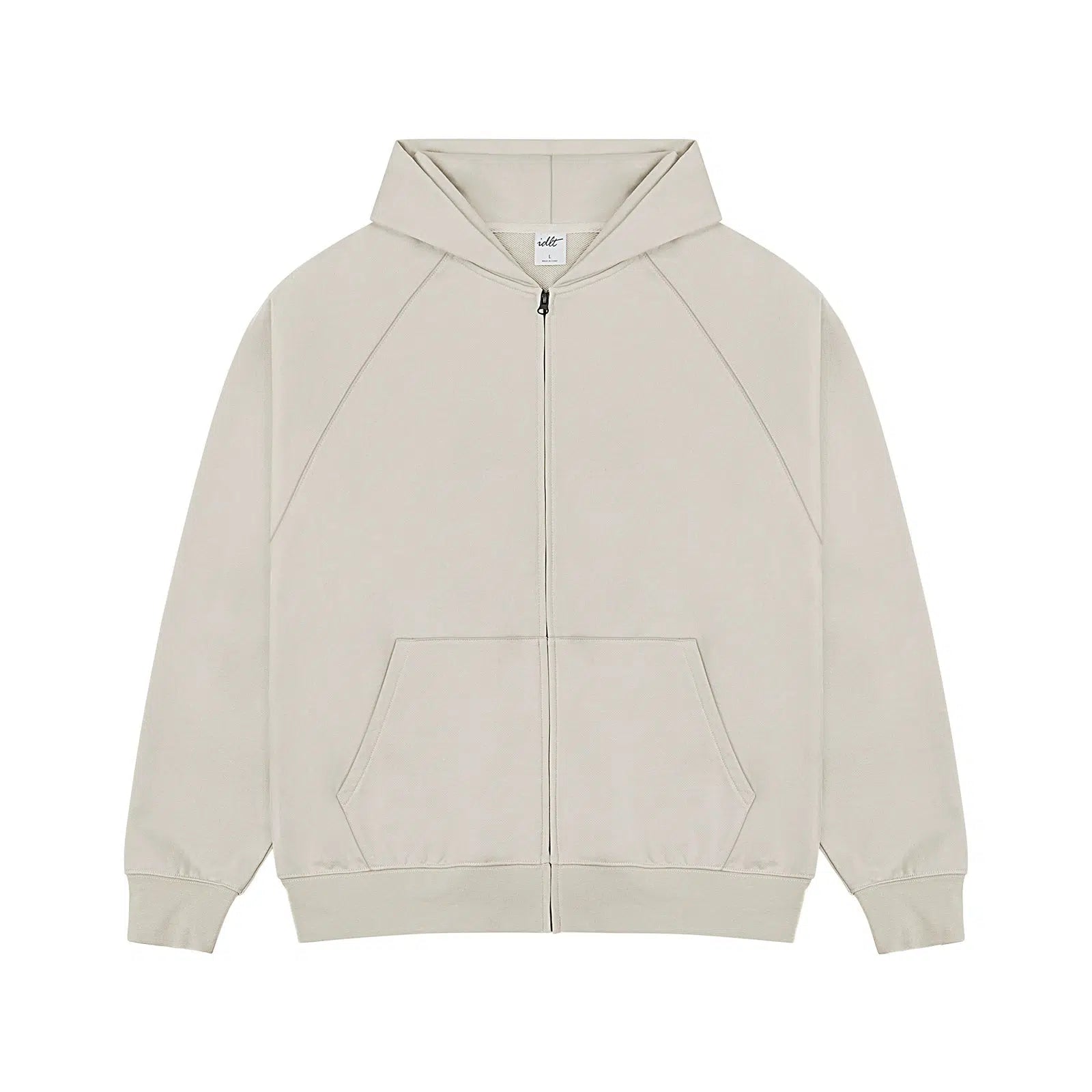 Blank Zip-up Hooded Hoodies