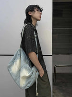 Blue Denim Sling Bag
