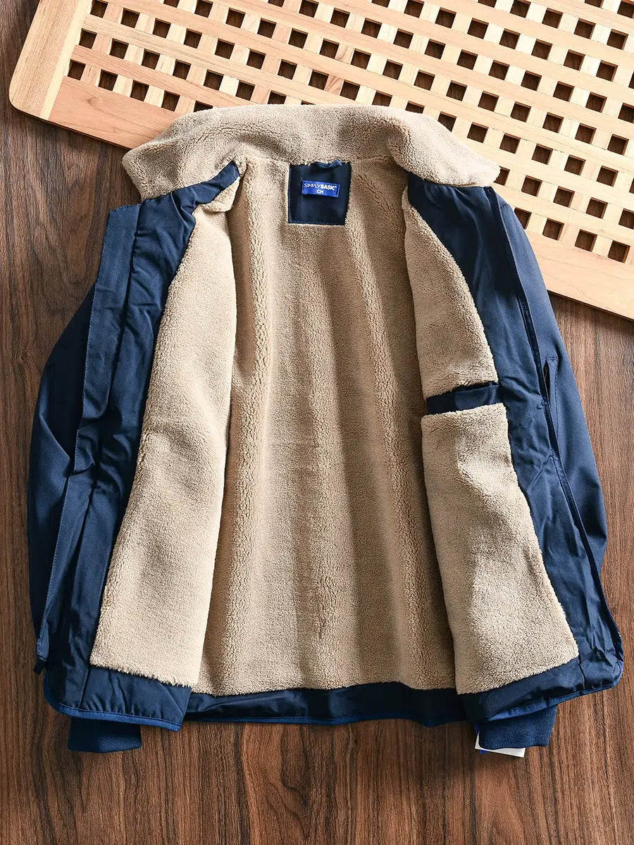 Blue Versatile Bomber Jacket