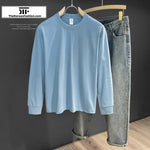 Bottoming Cotton Long Sleeve Basic Tee