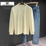 Bottoming Cotton Long Sleeve Basic Tee