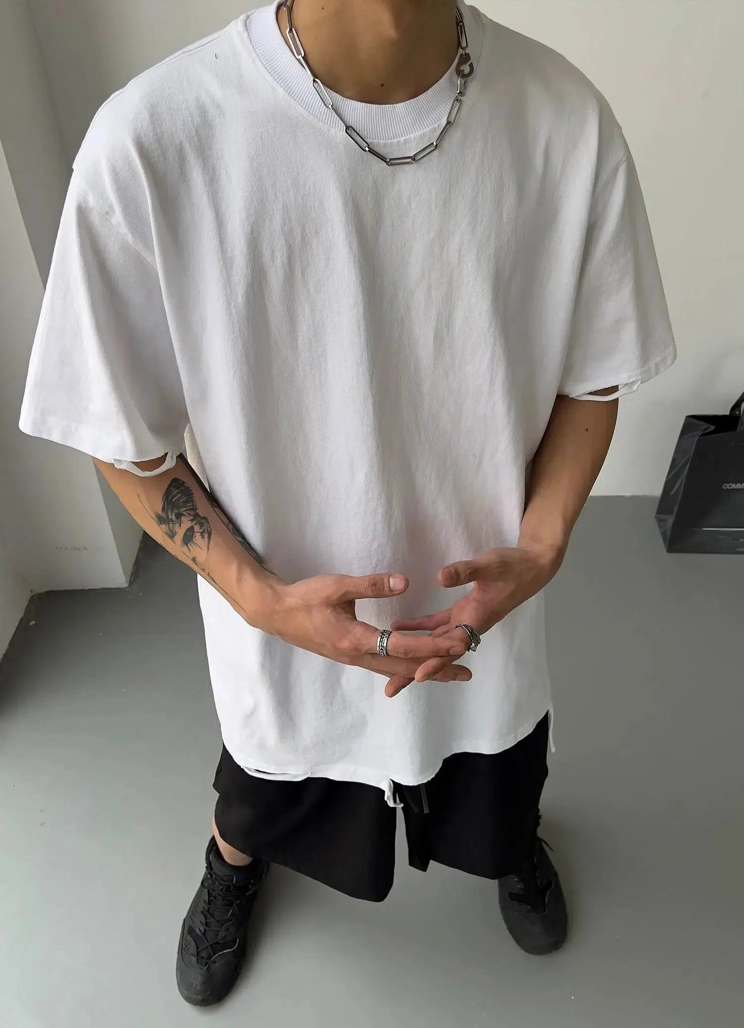 Bottoming Oversized Cotton T-Shirt