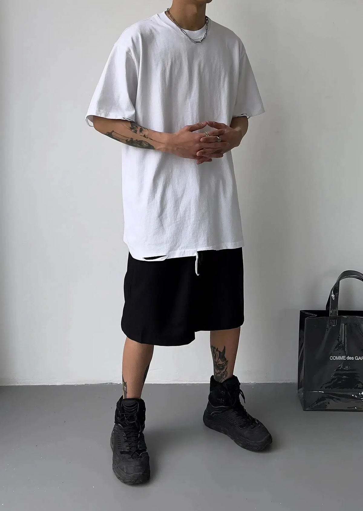 Bottoming Oversized Cotton T-Shirt
