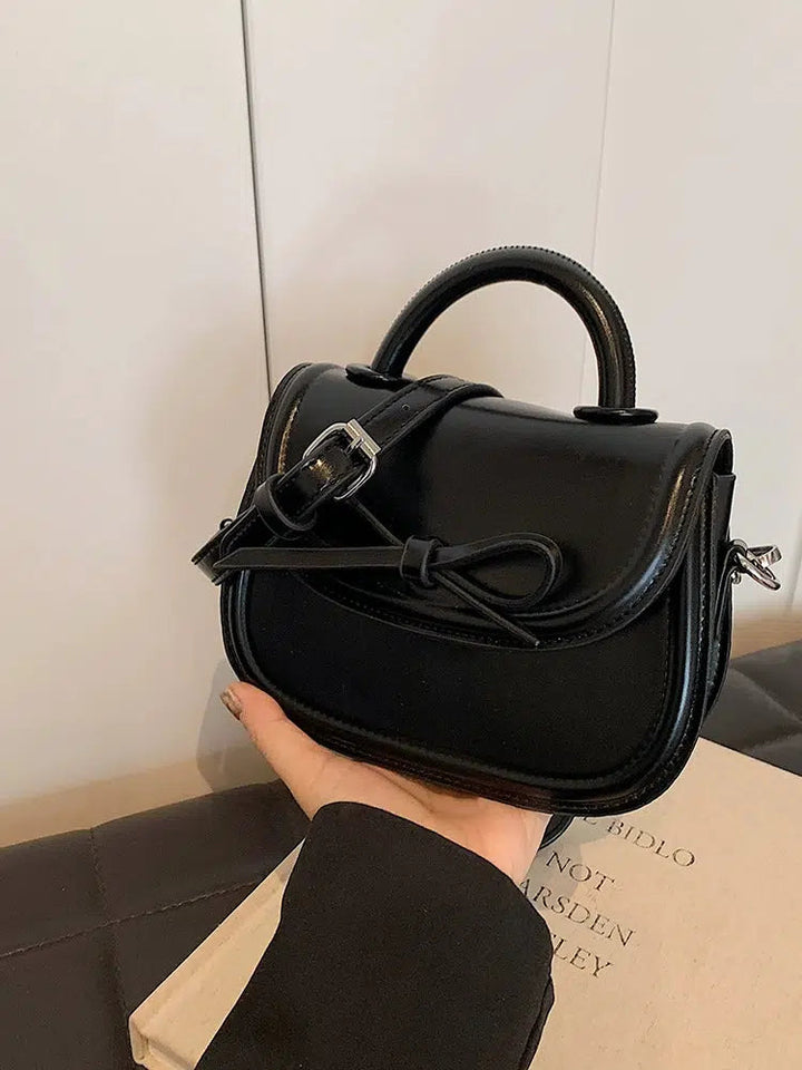 Bow Decoration Small Square Handbag