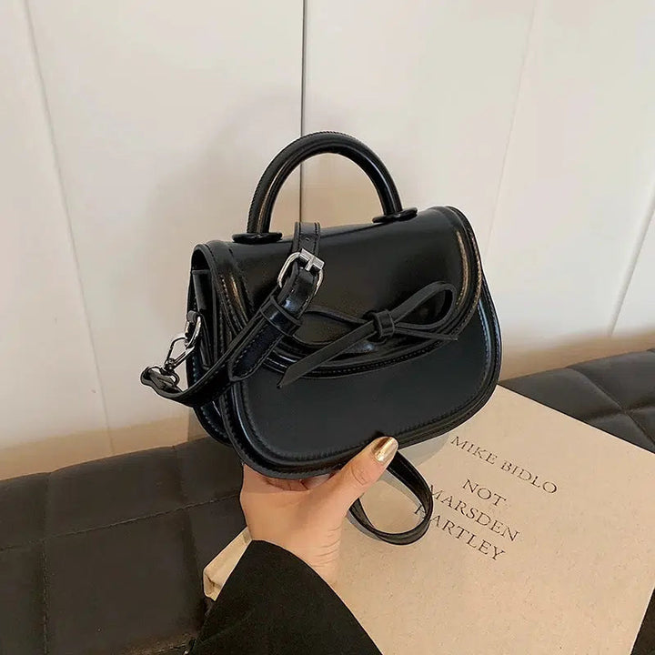 Bow Decoration Small Square Handbag