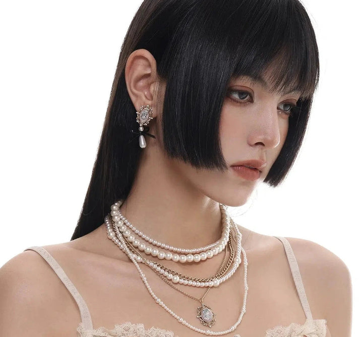Bow Long Earrings