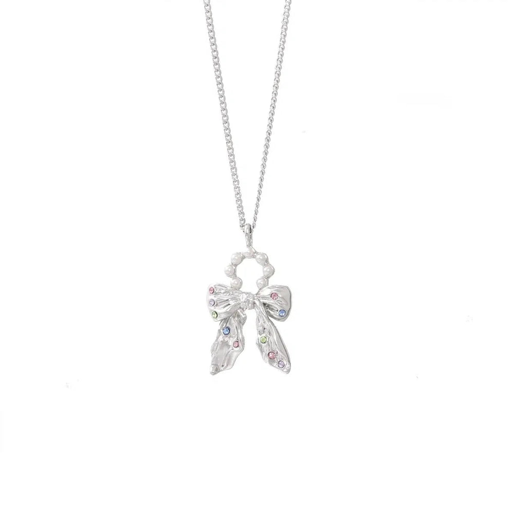 Bow Pendant Necklace