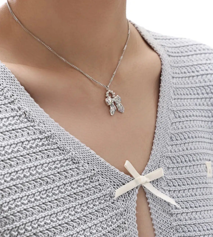 Bow Pendant Necklace