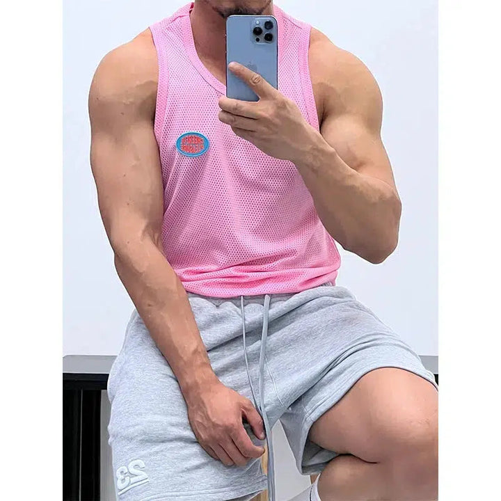 Breathable Candy-colored Athletic Vest