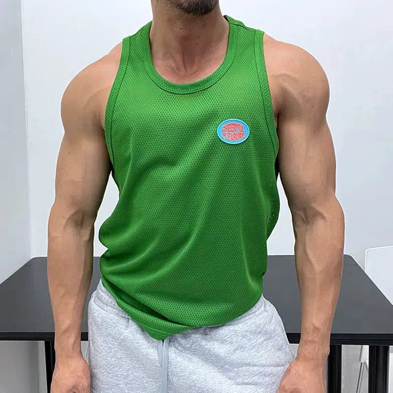Breathable Candy-colored Athletic Vest