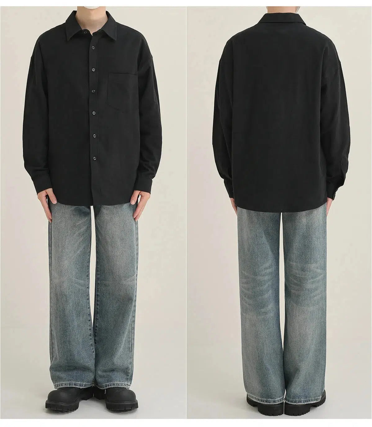 Breathable Linen Button-down Shirt