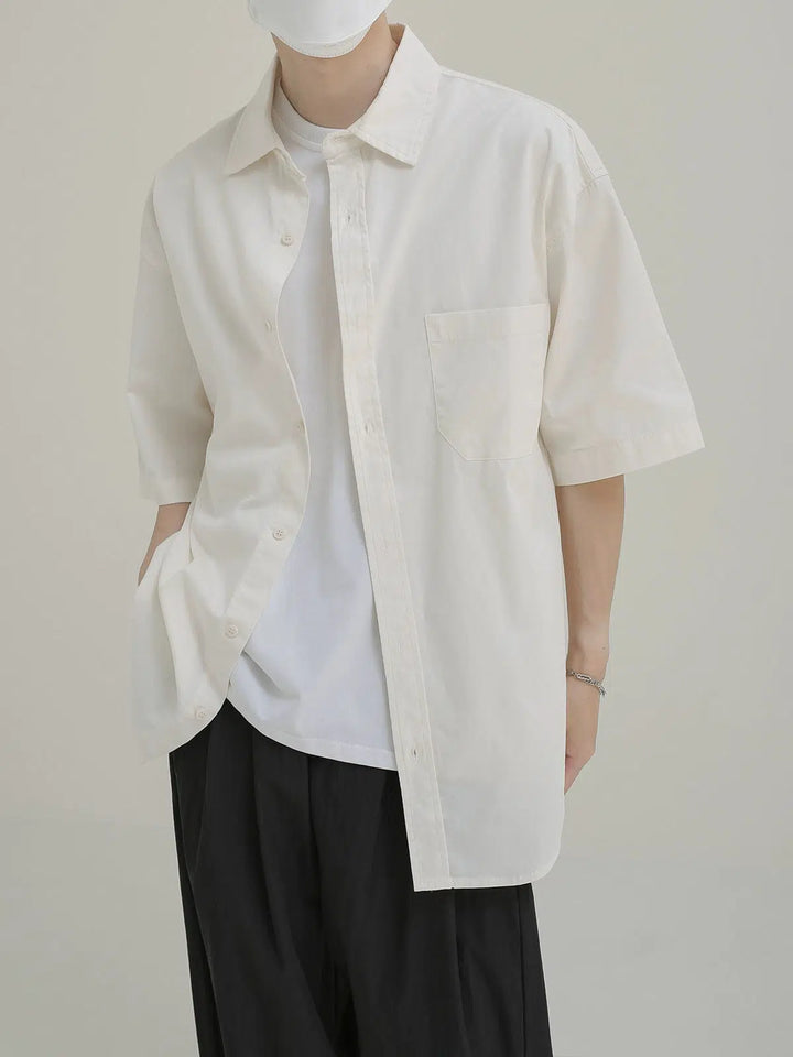 Breathable Washed Denim T-Shirt