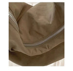 Brown Crossbody Canvas Bag