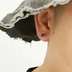 Brown Crystal Stud Earrings