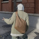 Brown Leather Shoulder Bag