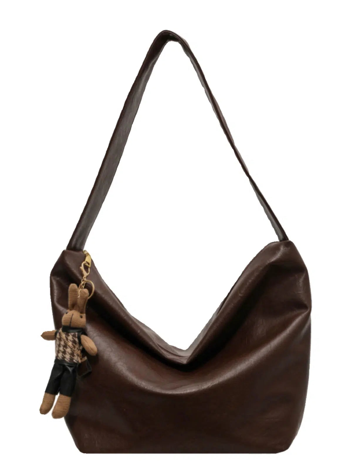 Brown Leather Shoulder Bag
