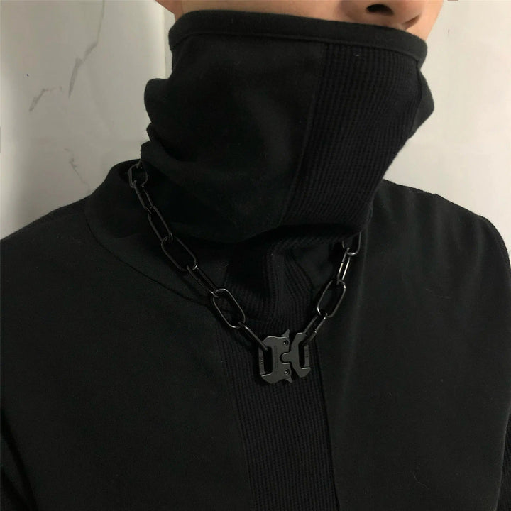 Buckle Clasp Chunky Necklace