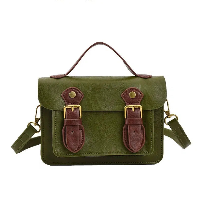 Buckle Fastenings Leather Crossbody Bag