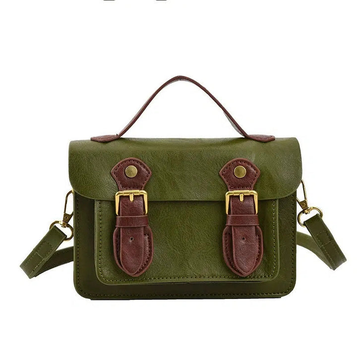 Buckle Fastenings Leather Crossbody Bag