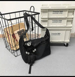 Buckle Strap Crossbody Shoulder Bag