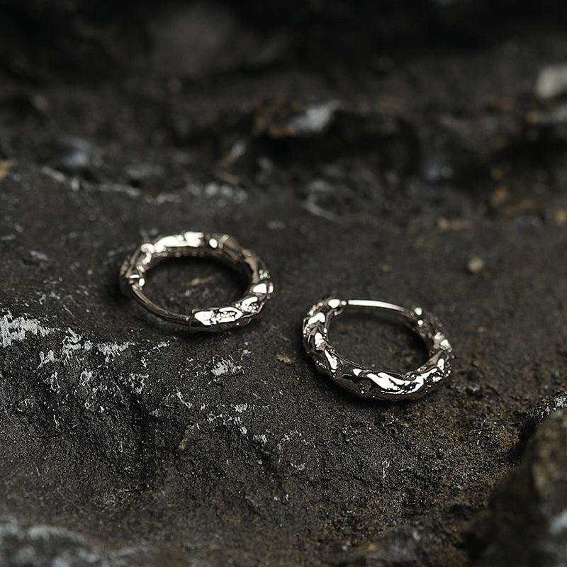Bumpy Textured Hoop Earrings