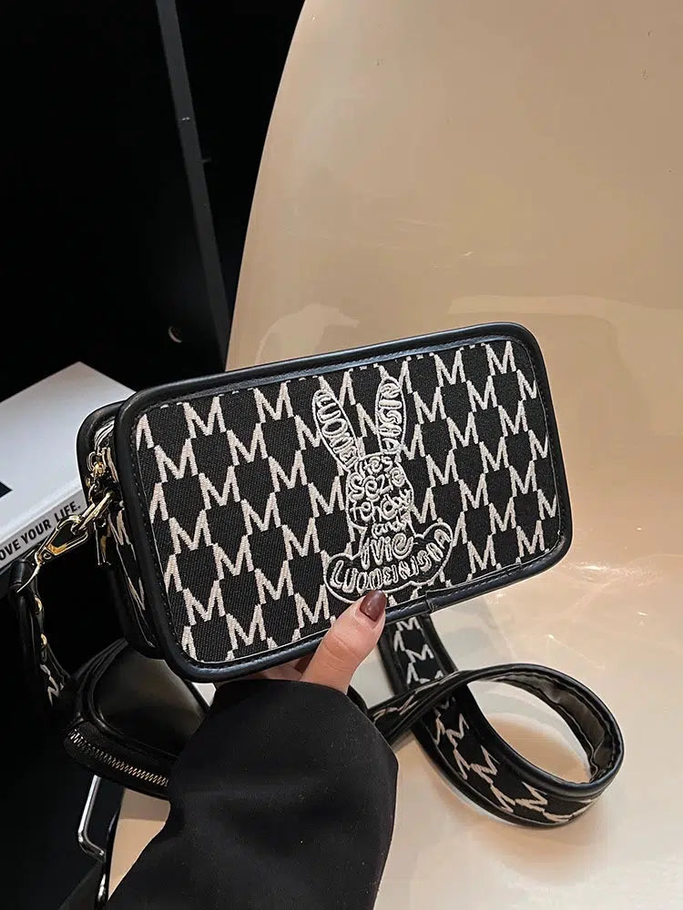 Bunny Pattern Crossbody Bag Set