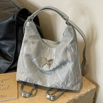 Butterfly Accent Chain Strap Shoulder Bag